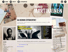 Tablet Screenshot of jarkkomartikainen.fi